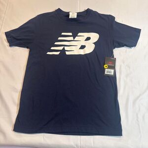New-balance Men's Navy and Blue T-shirt